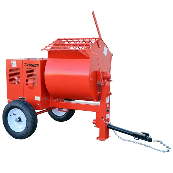 Mezcladora de mortero, 9 ft³, a gasolina MULTIQUIP roja