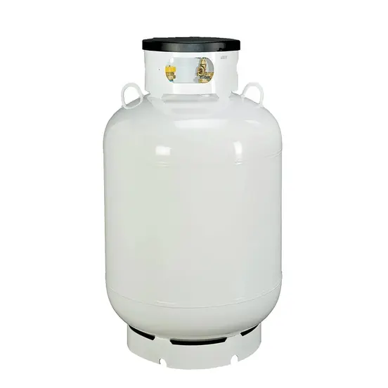 Blanco, 120 gal tanque de propano