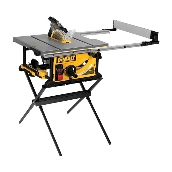 Sierra para mampostería de mesa, 10 in DEWALT amarilla, negra, plateada y gris