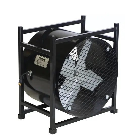 Soplador de ventilación portátil, 20 in FLAGRO negro Ventilador axial, 115 V – 230 V, eléctrico