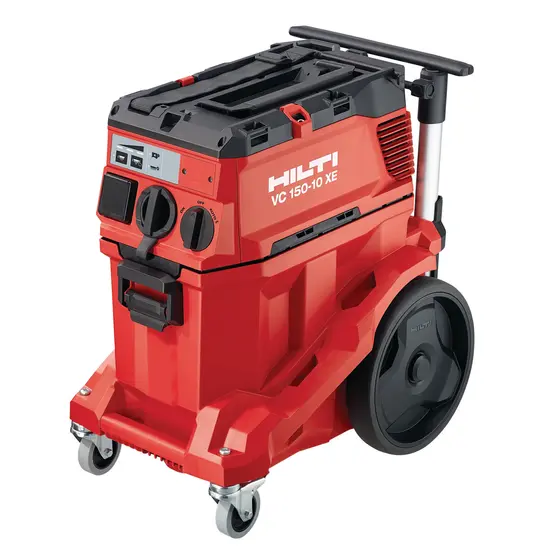 Aspiradora de polvo de concreto, húmedo/seco, eléctrica HILTI roja y negra