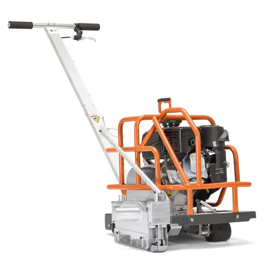 Sierra de concreto manual de 6 pulgadas Husqvarna naranja y gris