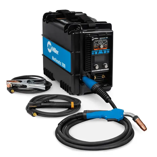 Soldadora MIG y FCAW, 120/240 V, 20 – 25 A, eléctrica MILLERELEC negra y azul