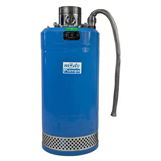 Bomba sumergible eléctrica Mody azul