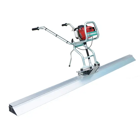 Niveladora vibratoria para concreto WACKER plateada y roja