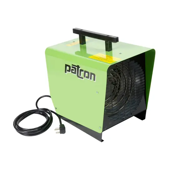 Calentador eléctrico de 240 voltios Patron verde y negro