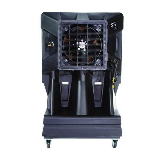 Ventilador de enfriamiento por evaporación, 4,500 CFM, 16 – 18 in PORTACOOL negro