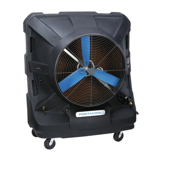Ventilador de enfriamiento por evaporación, 22,500 CFM, 48 in PORTACOOL negro