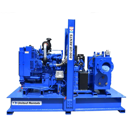 Bomba de pozo giratoria Thompson azul