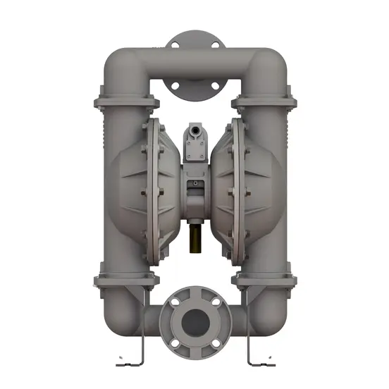 Bomba de diafragma, 3 in, neumática VERSAMATIC gris