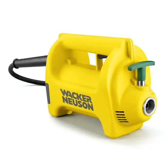 Vibrador para concreto, 1 – 2 HP, eléctrico WACKER amarillo y negro