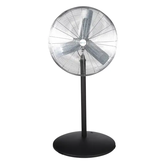 Ventilador de pedestal industrial, 30 in AIRMASTER gris y negro