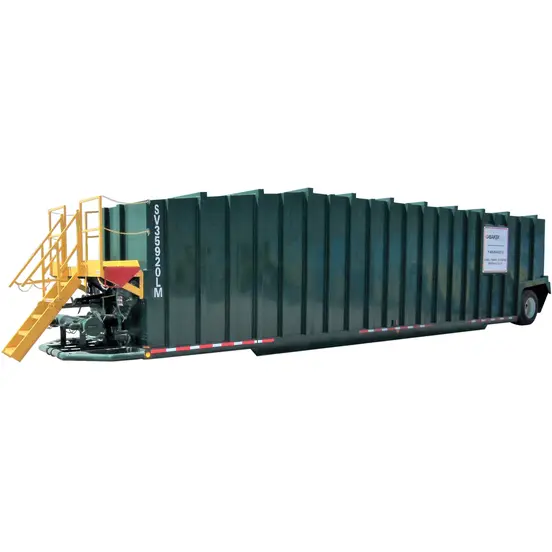 Wichita, verde, 21,000 gal, Tanque de múltiple con eje fijo, revestido