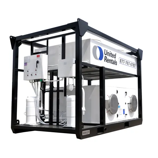 Aire acondicionado de alta presión estática, 40 toneladas, 460 V, eléctrico blanco