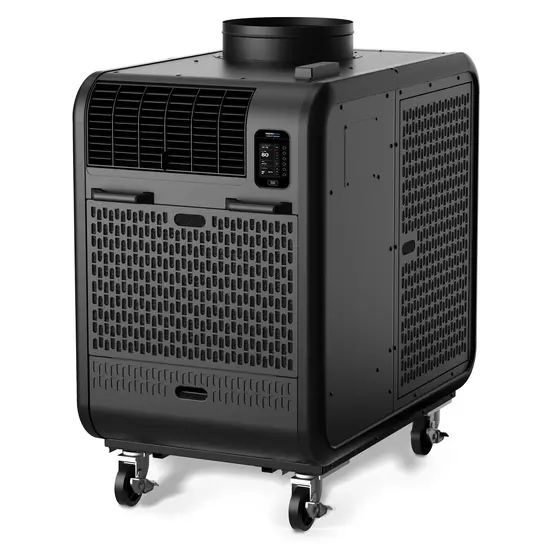 Aire acondicionado portátil de 3 toneladas, 36,000 BTU, 208 V, eléctrico DENSO negro