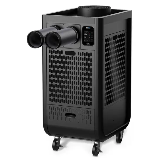 Aire acondicionado portátil de 1 tonelada, 13,200 BTU, 115 V, eléctrico DENSO negro