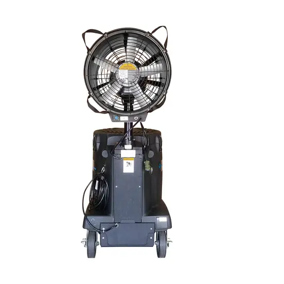 Ventilador de enfriamiento, 7,000 CFM, 115 V, eléctrico PWRBREEZER negro