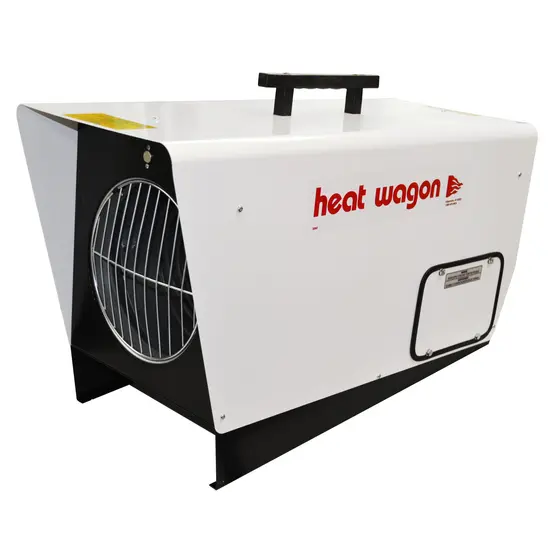 Calentador, 65,000 BTU, 240 V/trifásico, eléctrico HEATWAGON blanco y negro