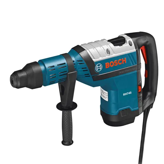 Martillo rotatorio, accionamiento SDS Max extragrande, 120 V, eléctrico BOSCH azul y negro