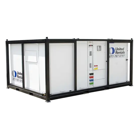 Aire acondicionado de 30 toneladas eléctrico Trane blanco y negro