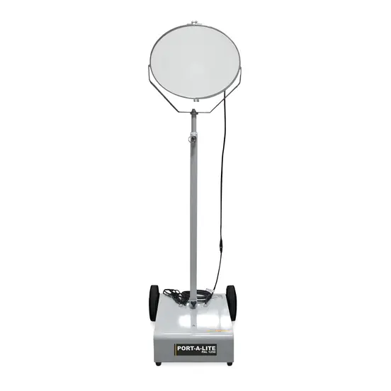 Soporte para luz portátil Allmand Portalite plateado