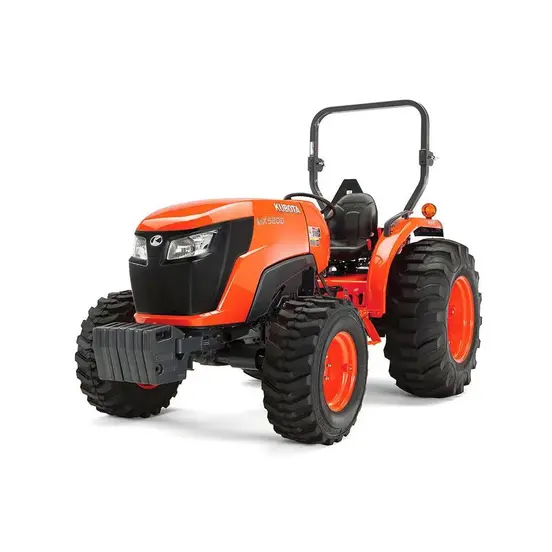 Orange and black KUBOTA 49-54 HP Utility Tractor
