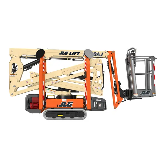 Orange JLG electric Atrium Lift