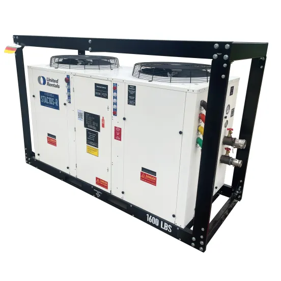 White and black COMBINED 10-12 Ton Air-Cooled Chiller, 460V