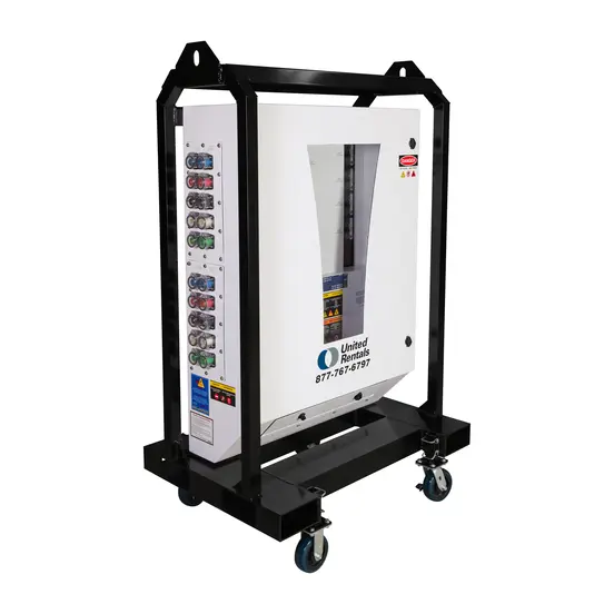 White and black GENERIC 1,200 Amp I-Line Power Distribution Panel